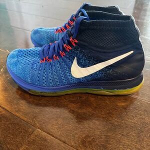 Nike Air Zoom All Out Flyknit Womens Size 7 Racer Blue FlyKnit